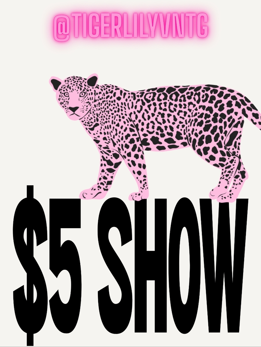 Unlisted Inventory For $5 Show